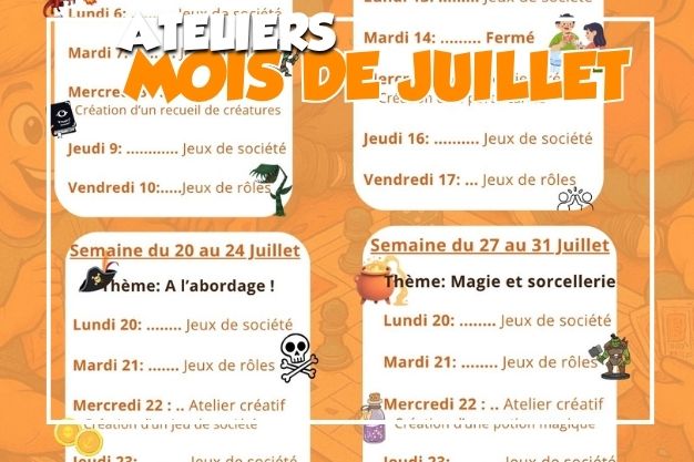 ATELIERS JUILLET : Créatures Fantastiques